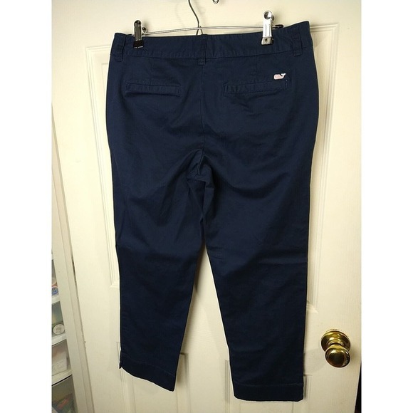 vineyard vines by shep ianblue Cropped Capri Flat Pocket Pants. Size 6 - Picture 11 of 11